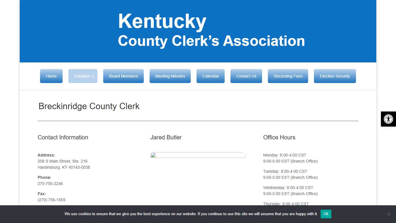 Breckinridge - Kentucky County Clerks Directory