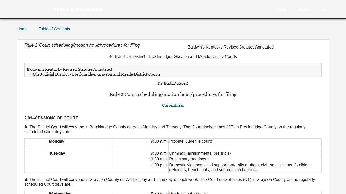 View Document - Kentucky Court Rules